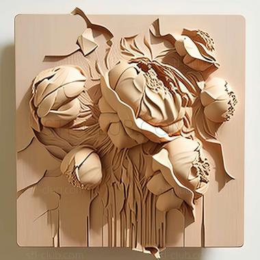3D мадэль Сай Твомбли, американский художник (STL)